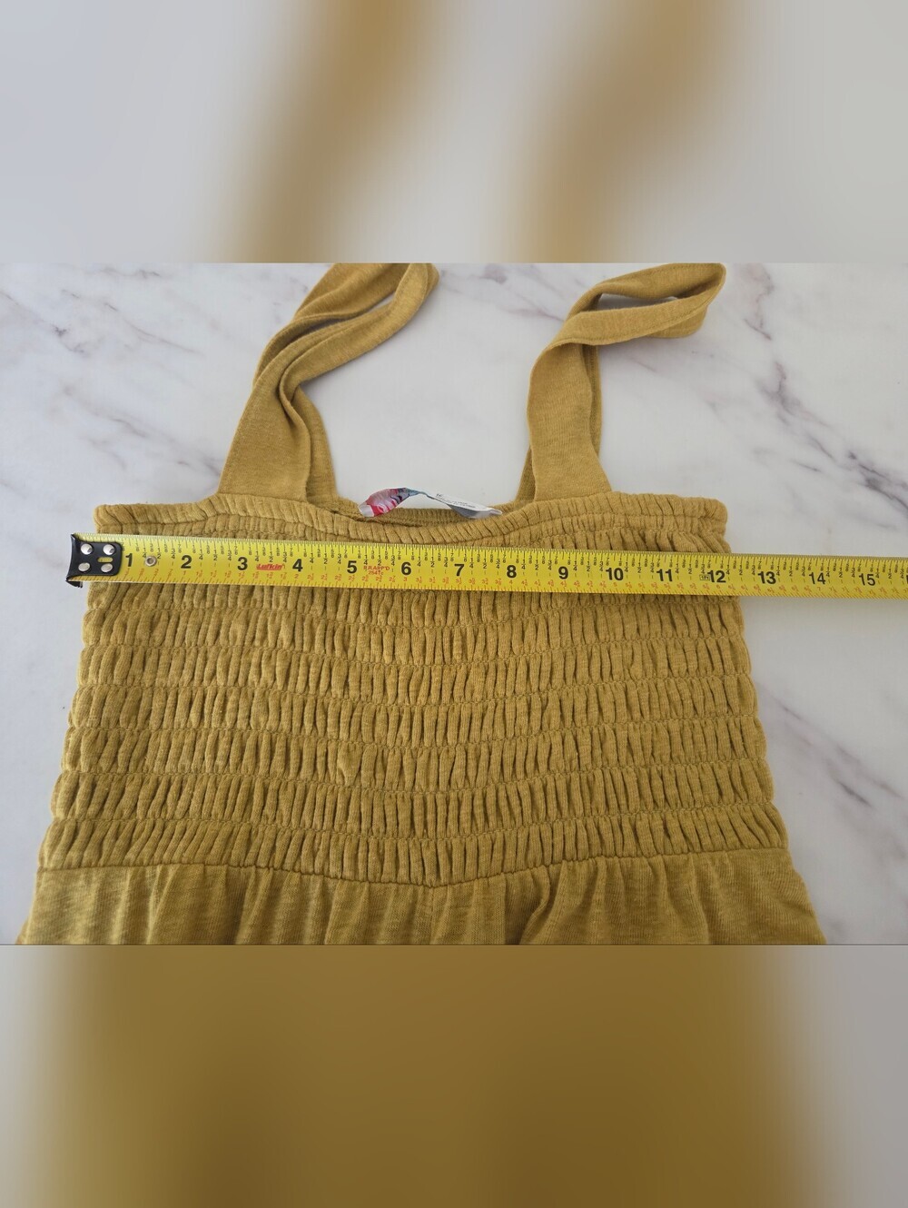 Free People Smocked Wide Leg Homecoming Jumpsuit Jumper Lime Romper - Picture 7 of 9